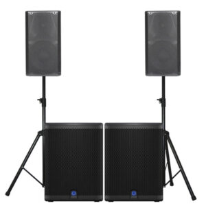 Lydpakke op til 150 personer udlejning