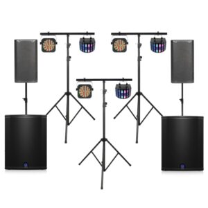 Lej højtaler og lys